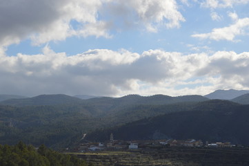 Fototapeta na wymiar Paisajes montañas de Alicante España