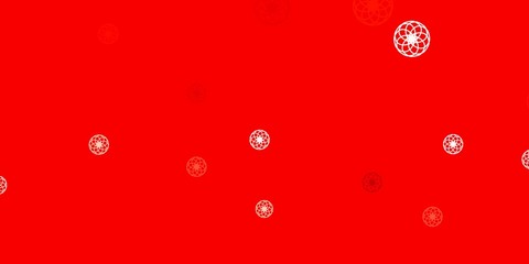 Light Red vector backdrop with dots.