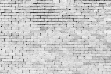 Construction background or brick wall backdrop in a white abstract style