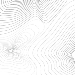 Abstract art backdrop topography bright black and white contour map line circle wave background beauty card cover banner creative curve decoration smooth texture clean and clear border frame mountain