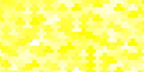Light Yellow vector backdrop with rectangles. Rectangles with colorful gradient on abstract background. Template for cellphones.
