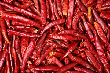 Dried chili. background