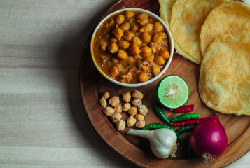 Chole Bhture or Chana masala is a Famous Indian dish originated initially from eastern Uttar Pradesh in the northern part of the Indian subcontinent.