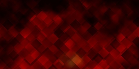 Dark Orange vector background in polygonal style.