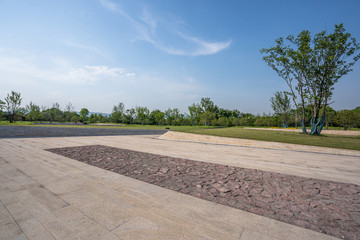 road in city park