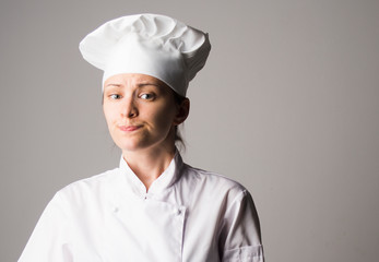 Chef, cook or baker woman