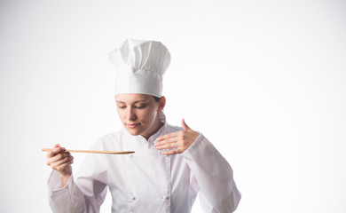 Chef, cook or baker woman