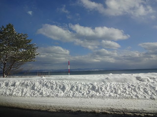 The view of Aomori in Winter
