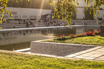 fountain in the park