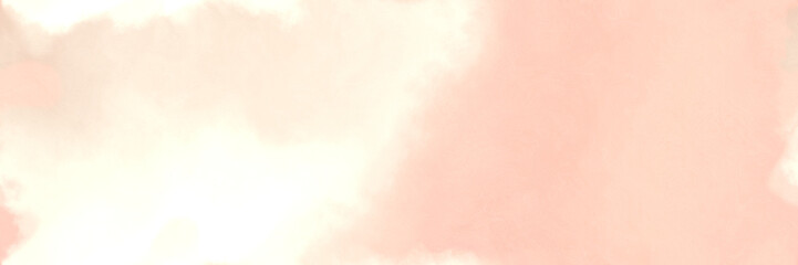 abstract watercolor background with watercolor paint with peach puff, floral white and old lace colors. can be used as web banner or background
