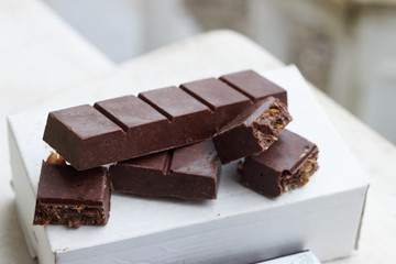 chocolate with nuts