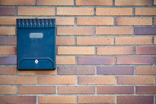 mailbox on the facade of the house