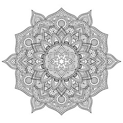 Retro doodle invitation template with coloring. Retro bright backdrop. Vector design element. Black white geometric pattern. Invitation design. Vintage floral card. Surface design.