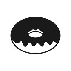 doughnut icon in trendy flat style