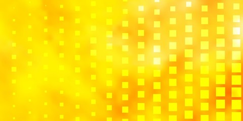 Light Orange vector pattern in square style. Illustration with a set of gradient rectangles. Pattern for websites, landing pages.