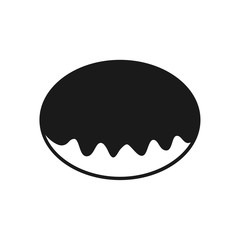 doughnut icon in trendy flat style