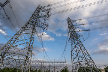 high voltage tower