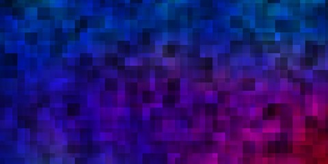 Light Blue, Red vector backdrop with rectangles.