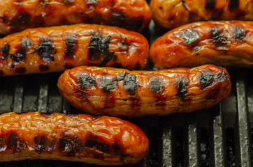 Grilled classic British sausage made from prime cuts of pork