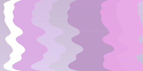 Light Purple, Pink vector texture with circular arc. Bright illustration with gradient circular arcs. Pattern for websites, landing pages.