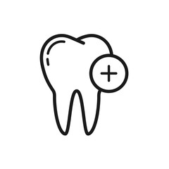 tooth icon vector logo template in trendy flat style