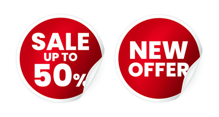 Hight Quality Rectangular Detailed Sticker on White Background . Isolated Vector Elements