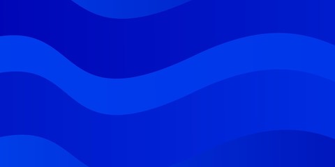 Light BLUE vector background with bent lines. Colorful illustration in abstract style with bent lines. Best design for your posters, banners.
