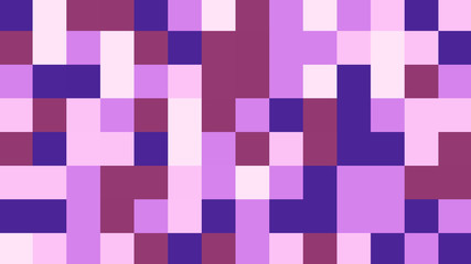 Abstract geometric background with cherry, pink, purple and blue polygons.