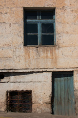 old wooden window