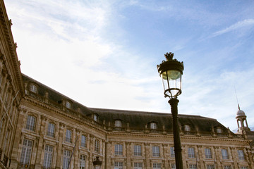 Fototapeta na wymiar Place de la Bourse Bordeaux France 