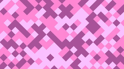 Abstract geometric background with purple and pink polygons.