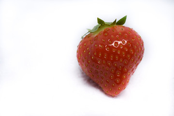 strawberry isolated on white