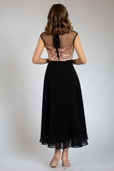 Fototapeta premium young model posing in fashion dress