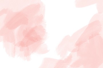 Water color, pink, white background, used as a background in the wedding and other tasks.	