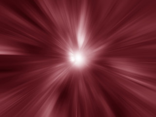 Abstract sunburst coloured in red