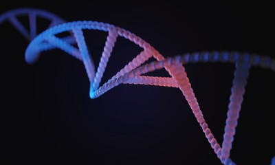 healthy medical research concept, science laboratory human genes genome of  dna blood double helix...