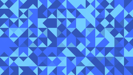 Abstract geometric background with blue polygons.