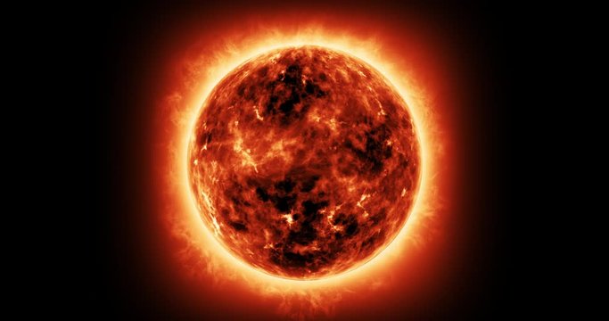 Atmosphere solar in the sun