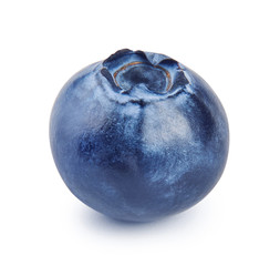 Beautiful blueberry isolated on white background