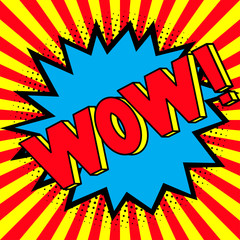 Wow in the pop-art explosion