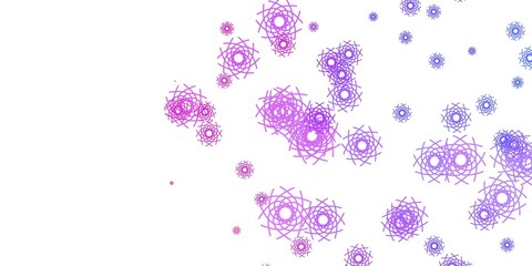 Light Blue, Yellow vector background with random forms.