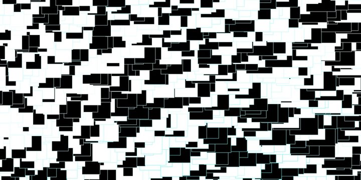 Dark BLUE vector template with rectangles. Modern design with rectangles in abstract style. Best design for your ad, poster, banner.