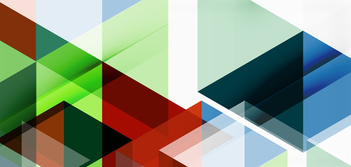 Geometric abstract background, mosaic triangle and hexagon shapes. Trendy abstract layout template for business or technology presentation, internet poster or web brochure cover, wallpaper