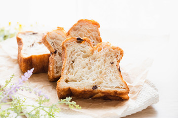 チョコチップ入りデニッシュパン