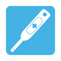 covid 19 coronavirus prevention thermometer temperature block style icon