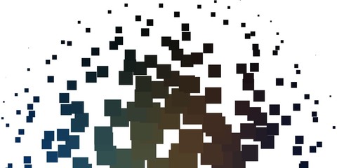 Light Blue, Yellow vector background in polygonal style. Abstract gradient illustration with rectangles. Best design for your ad, poster, banner.