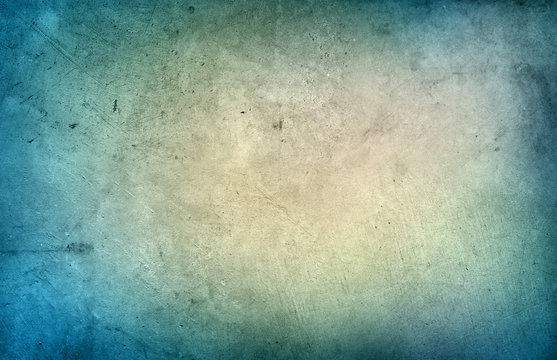Blue brown concrete wall background