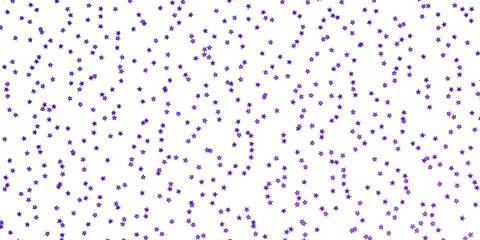 Dark Purple vector texture with beautiful stars. Decorative illustration with stars on abstract template. Pattern for wrapping gifts.