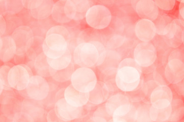 Pink bokeh light background