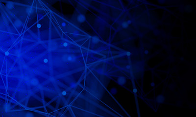 Naklejka na ściany i meble network social online, background 3d illustration rendering, machine deep learning, data cloud storage digital, science neuron, plexus cell brain, futuristic connecting, technology system